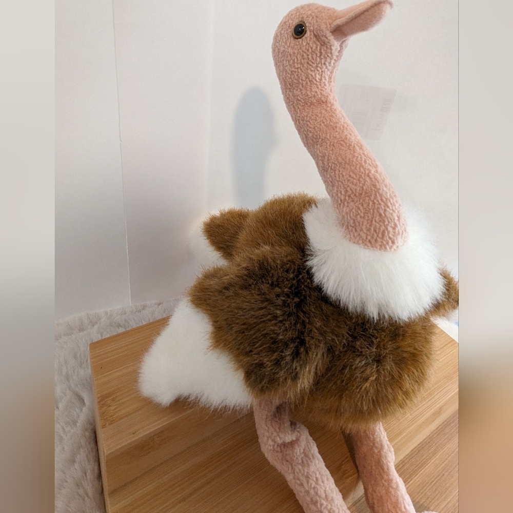 Ty RETIRED 1998 Stretch The Ostrich. Part Of Beanie Buddies Collection.